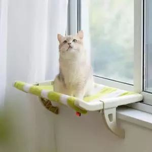 고양이 침대 걸이 그네 캣워커 선반 발코니 곤돌라 베란다 둥지 사계절 유리 창문 접이식