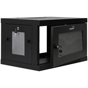 NAVEPOINT 6U 서버 캐비닛 마운트 인클로저 깊이 측면 잠금 장비용 도어 탈착식 17 45CM 7인치 천공 네트워크 3CM IT 19인치 패널 48 포함