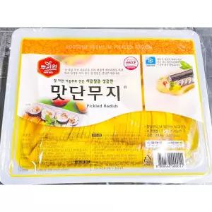 뿌리원 단무지 반달 2.8k식자재 식료품 가공식품 중국요리 자장면 짬봉 반찬 우동 김밥 분식집 업소용 노란