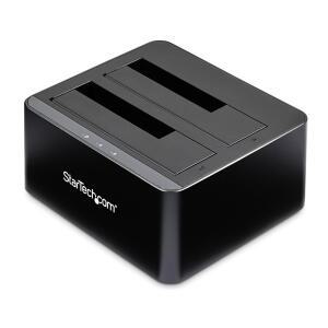 STARTECH COM DUAL BAY USB TO 하드 SDOCK2U33V 베이 로딩 HDD SSD 5인치 스테이션 스왑 III 드라이브 II 외장 도킹 도크 SATA