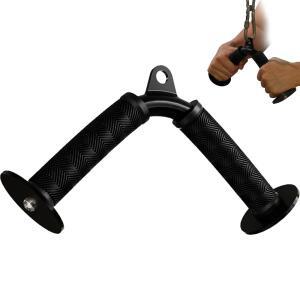 FITARC TRICEP 케이블 부착물 체육관 장비용 있는 삼두근 그립이 고무 풀다운 기계 체육관용 방지 미끄럼 부착