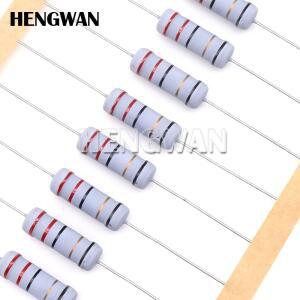 10pcs 3W 5% 권선 저항 퓨즈 0.1R 0.22 0.33 0.47 1 2.2 4.7 6.8 10 33 51 ohm