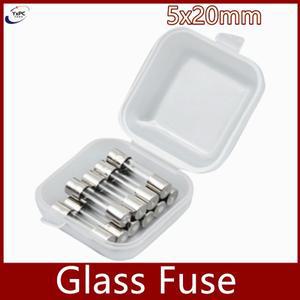 10pcs 5x20mm 유리 퓨즈 상자 0.1A 1A 2A 3A 4A 5A 8A 250V 가정용 튜브