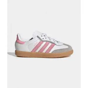 아디다스 ADIDAS KIDS 삼바 OG 컴포트 클로저 일라스틱 레이스 인펀트 - 화이트 JQ2028