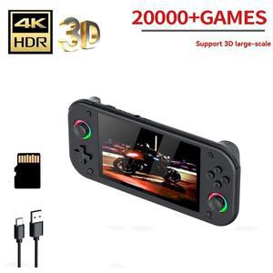 A45U M26 포켓 레트로 복고풍 엔틱 휴대용 비디오 게임 콘솔 64GB 20000 5.1인치 IPS 화면 3D 조이스틱 30