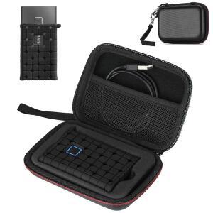 프로케이스 삼성 T7 터치 휴대용 SSD 솔리드 블랙 USB 충격 스테이트 여행 드라이브 케이스 2TB 1TB 500GB 정리함 보관 방지 하드 실리콘 EVA 커버