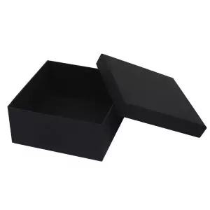 [하프클럽/]블랙 무지 선물상자 15x15x7cm 싸바리 기프트박스