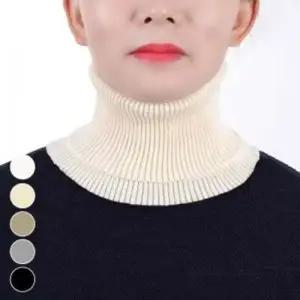 얇은 니트 페이크 목폴라 ELS-106 페이크카라 페이크목폴라