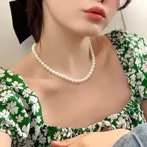 [룽스_62]패션 목걸이 포인트 진주목걸이코디 악세사리 1P
