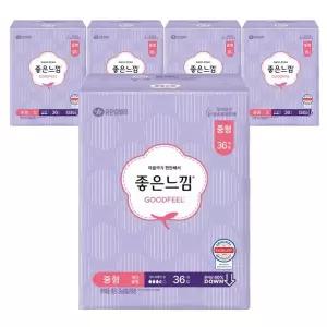 [좋은느낌] 좋은느낌 오리지널 맥시슬림 날개 중형 36Px5팩