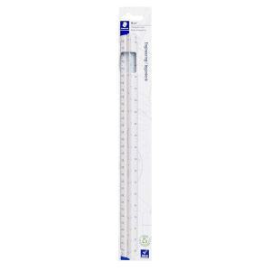 STAEDTLER 30 5CM 12인치 엔지니어 스케일 6개의 부품 인치 있는 코드 눈금자 10 플라스틱 삼각형 60 눈금자 엔지니어링 색상 그루브 스케일이