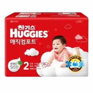하기스 매직컴포트 2단계 소형 공용 밴드형 58매