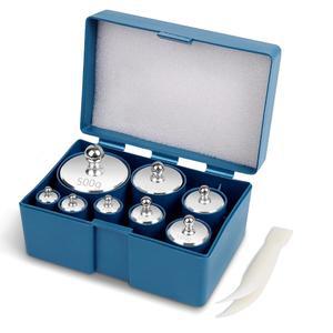 QP 보정 분동 1000G 8피스 OIML 저울용 포함 스케일 그램 50G 스케일 세트 20G 200G 10G 고정밀 핀셋 M1 디지털 저울 웨이트 실험실 100G 500G 클래스 무게