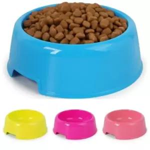 애완 동물 그릇 개 고양이 플라스틱 음식 먹이 물 접시 피더 용품 accesorios para perros