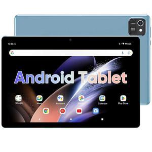태블릿 10인치 안드로이드 태블릿, 6GB RAM 64GB ROM 512GB 확장, 쿼드코어 프로세서, 1280x800 LCD 터치스크린, WiFi, 듀얼 카메라, BT, 6000mAh 배터리