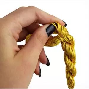 [룽스_62]목걸이 매듭팔찌DIY 만들기 재료 컬러 1mm 금색