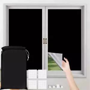 가정용 LRJSKWZC 임시 암막 블라인드 DIY 크기 및 모양 드릴 없음 여행용 설치가 용이한 커튼 창문 롤러 A