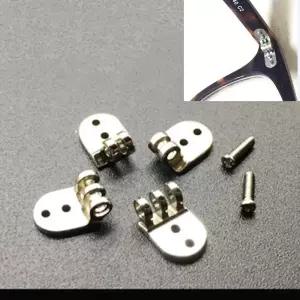 안경 힌지 교체 5.0mm 3+2 플라스틱 프레임 선글라스 나무 부품 유리 수리 키트 나사 및 드라이버