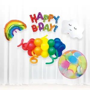 생일풍선 레터링풍선 파티용품 생일 가랜드 장식 세트 파티 헬륨