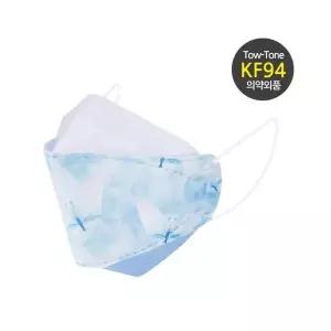식스마스크 KF94 투톤 나인마스크 숨쉬기 편한 컬러 50매 대형