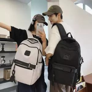 입체로고 커플가방 남녀백팩 새학기 학생가방 학생백팩 신학기가방 캐주얼백팩