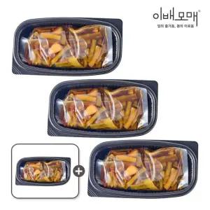 3+1 이배모매 한식명장 반찬 간장 궁채 장아찌 500g 4팩