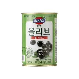 리치스 블랙 올리브 홀 스페인산 405g 블랙올리브 올리브 블랙