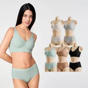 라페어 26SS 에어렛 네트퓨징 브라팬티 5세트