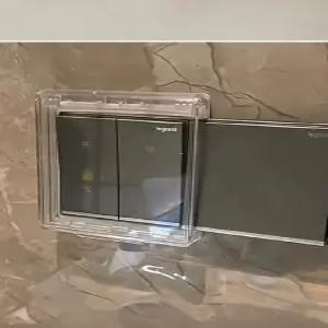 보일러스위치 보호 커버 방지 물튀김 콘센트 투명 원버튼