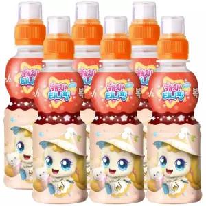 캐치티니핑 찬스유통 웅진 어린이음료 캐치 티니핑 복숭아맛 200ml x 6pet