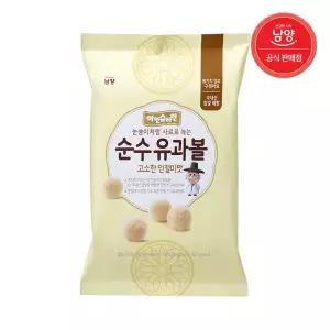 남양 아인슈타인 유과볼 고소한인절미맛 30g 1개