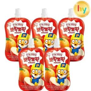Hy 뽀짝뽀짝 사과오렌지 유기농주스 100ml 5입