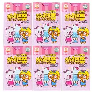 뽀로로 비타민 하이텐쮸 10정 크림소다맛 x 6개