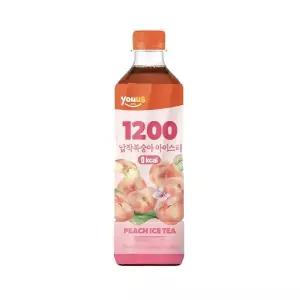 유어스 1200 납작복숭아 아이스티 500ml x 3개