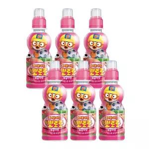 팔도 뽀로로음료 복숭아 235ml X6개 34810434