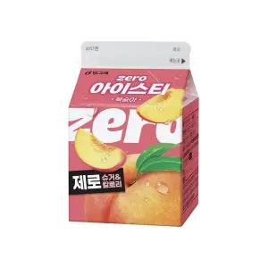 빙그레 제로 아이스티 복숭아 300ml x 5개
