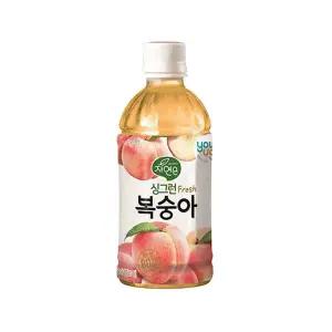 자연은싱그런 복숭아주스 패트 340ml x 3개