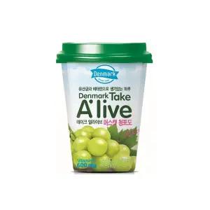 덴마크 테이크얼라이브 머스캣 청포도 컵음료 250ml x 3개