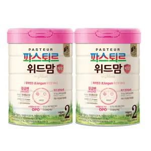 파스퇴르 위드맘 제왕 분유 유산균 2단계 750g 2개 GST
