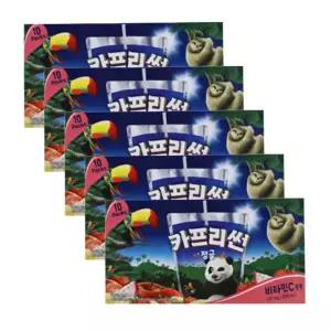 농심 카프리썬 정글 파우치 음료 200ml 10개입 5박스 GST