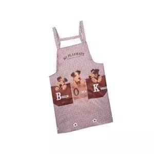 (옵션 FREE 1매(임의배송))체크 포켓 방수 앞치마 네일아트앞치마 작업복앞치마 미술앞치마