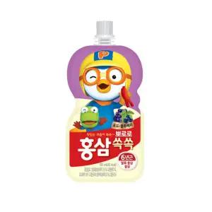 팔도 뽀로로 어린이 음료 주스 포도블루베리 100ml 40개 GST