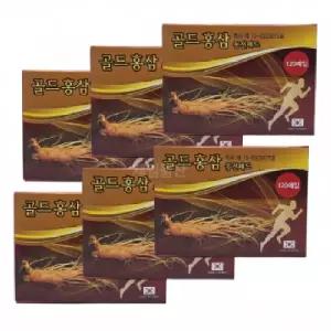골드홍삼 동전패드 120매 고급 한방 찜질 패치 6개