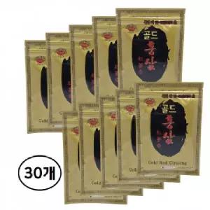 골드홍삼 패드 20매 홍삼 한방성분 건강 찜질 패치 30개