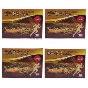 골드홍삼 동전패드 120매 고급 한방 찜질 패치 4개