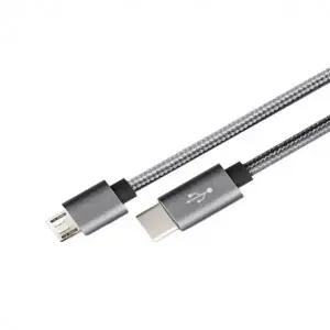 USB 3.1 C타입 - 마이크로5P HQ 메탈실버 케이블 2M