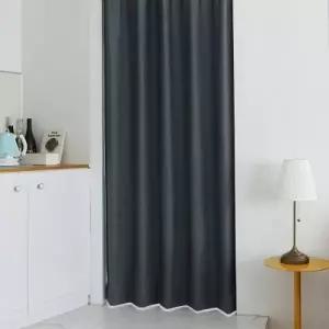 빛차단 암막커튼 챠콜 나비주름 75x230cm 1장