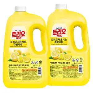 아트박스 애경산업 [애경]트리오 레몬식초 주방세제 3L x2개