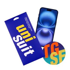 유니슈트 아이폰16 플러스 전용 올클리어 슬림 강화유리 1매+후면/측면 서피스 보호필름 2매(UT240400)