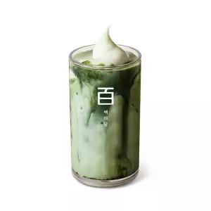 (백미당) 우리쑥 아이스크림라떼